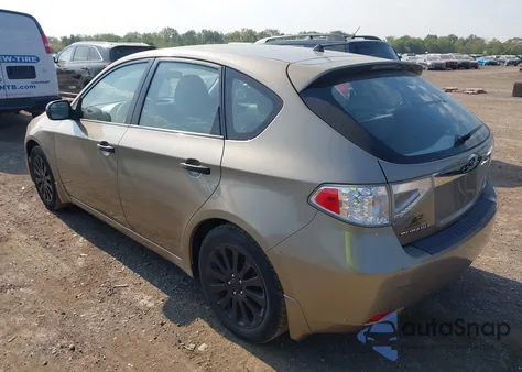 2008 Subaru Impreza 2.5I z USA, uszkodzony, nr VIN JF1GH61608H809983